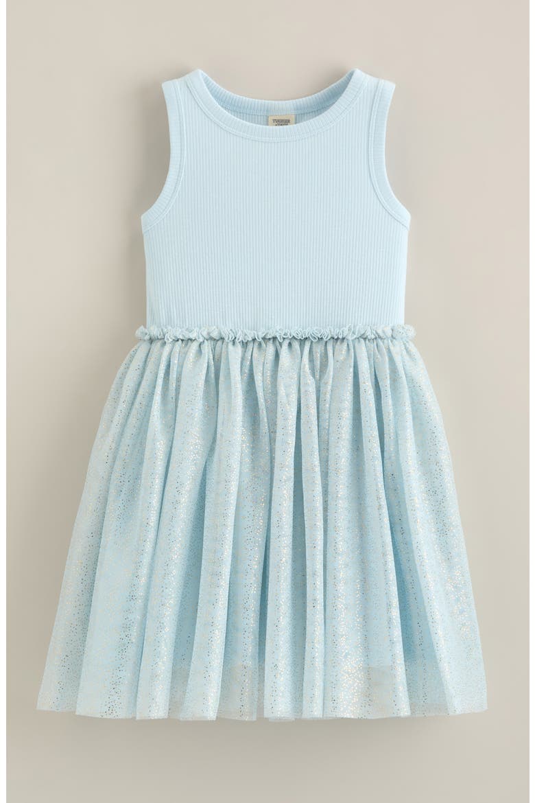 Kids' Mixed Media Tutu Dress, Main, color, BLUE DELICATE
