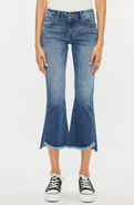 KanCan Aida Mid Rise Cropped Flare Jeans