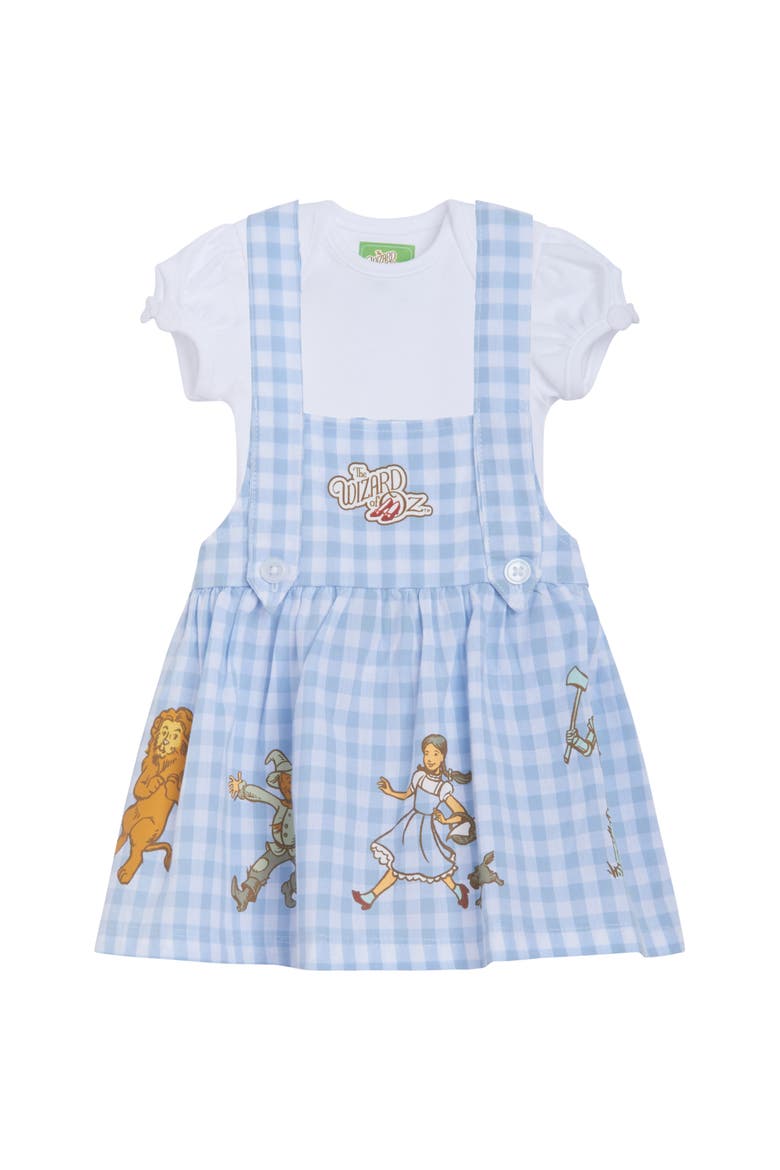 Jumper Dress and Top Set, Alternate, color, Dorothy Blue Bodysuit