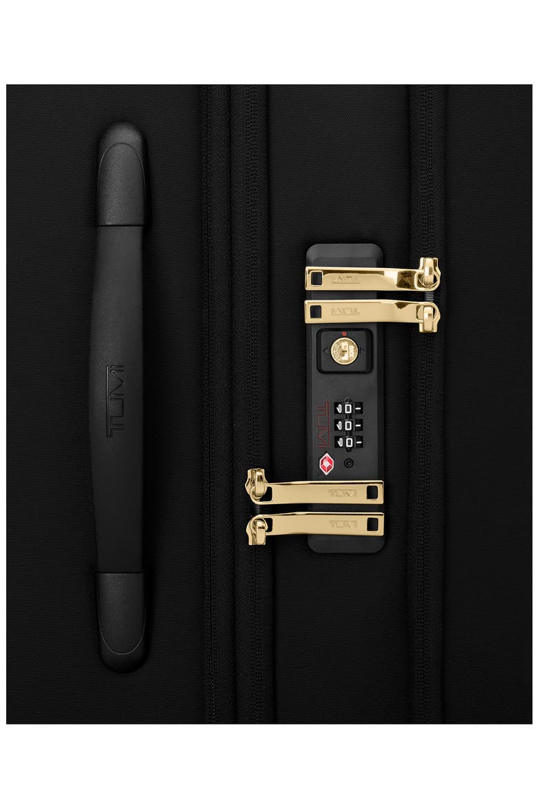 Voyageur Léger Large Dual Access Expandable Checked Luggage, Alternate, color, BLACK/ GOLD
