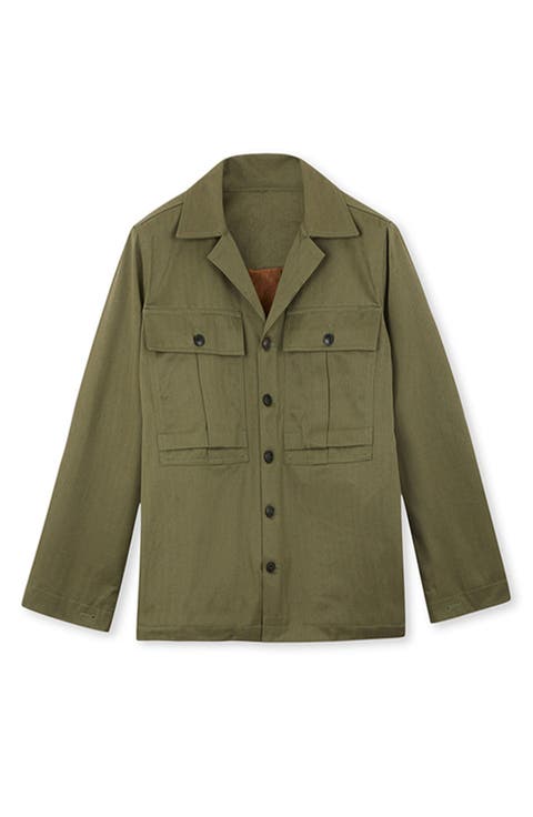 Solomonf Cotton Padded Overshirt