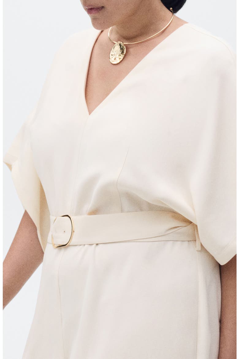 Belted Jumpsuit, Alternate, color, ECRU