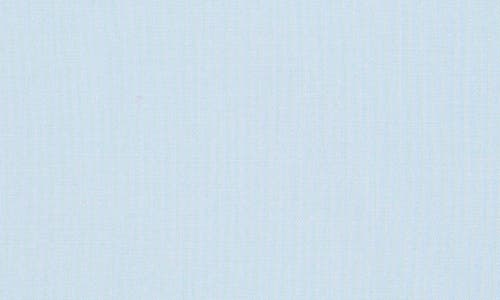 Nordstrom Non-iron Trim Fit Solid Cotton Dress Shirt In Blue Skyway