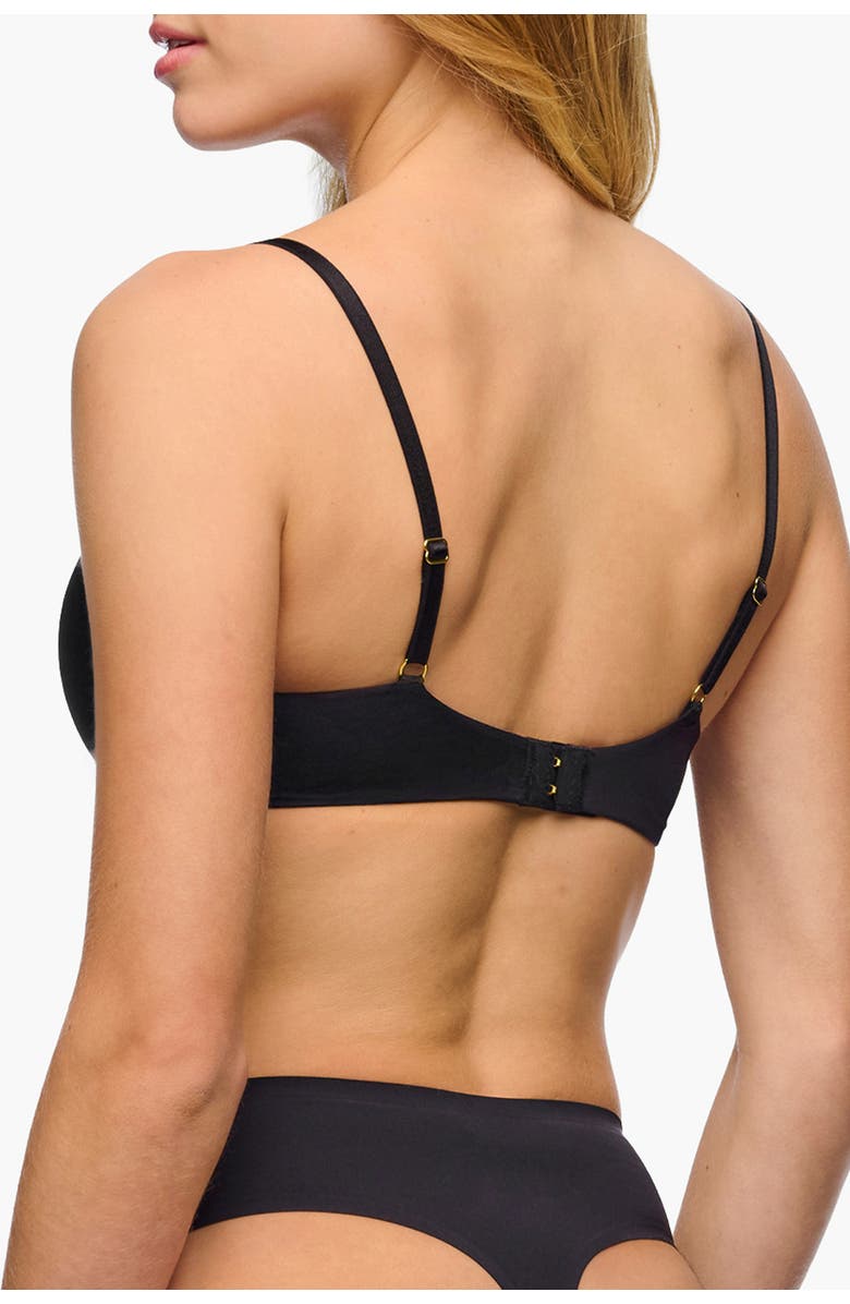 Cosabella Lisciante Push Up Bra, Alternate, color, Black