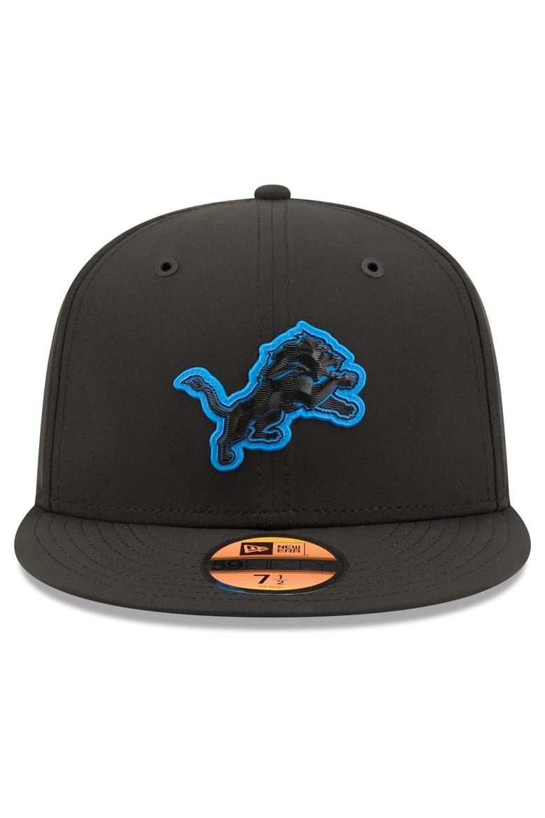 Men's New Era Black Detroit Lions 2026 Sideline 59FIFTY Fitted Hat, Alternate, color, Black