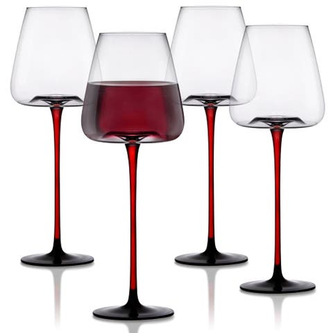 Concave Wine Glasses - Set of 2