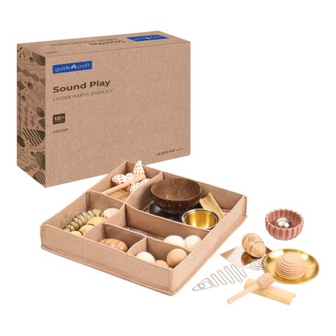Sound Play Toddler Loose Parts STEM Kit - 34 Pieces