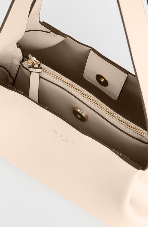 Rag & Bone Slade Leather Shoulder Bag In Ggr