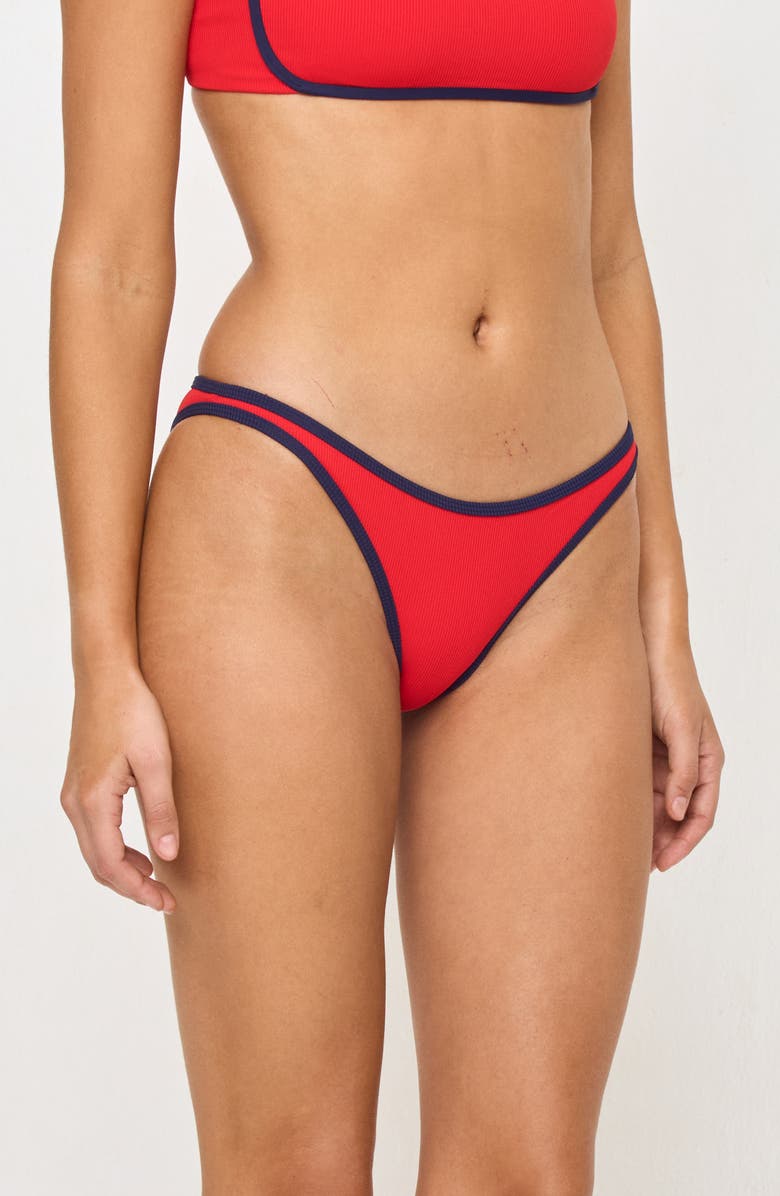 LSPACE Suzi Textured Bikini Bottoms, Alternate, color, 