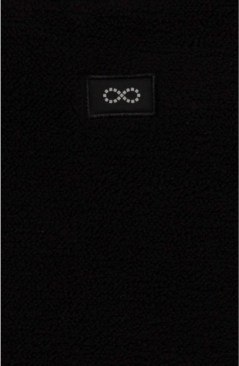 Rebody Active Teddy Micro Fleece Lined Sweatshirt, Alternate, color, Black