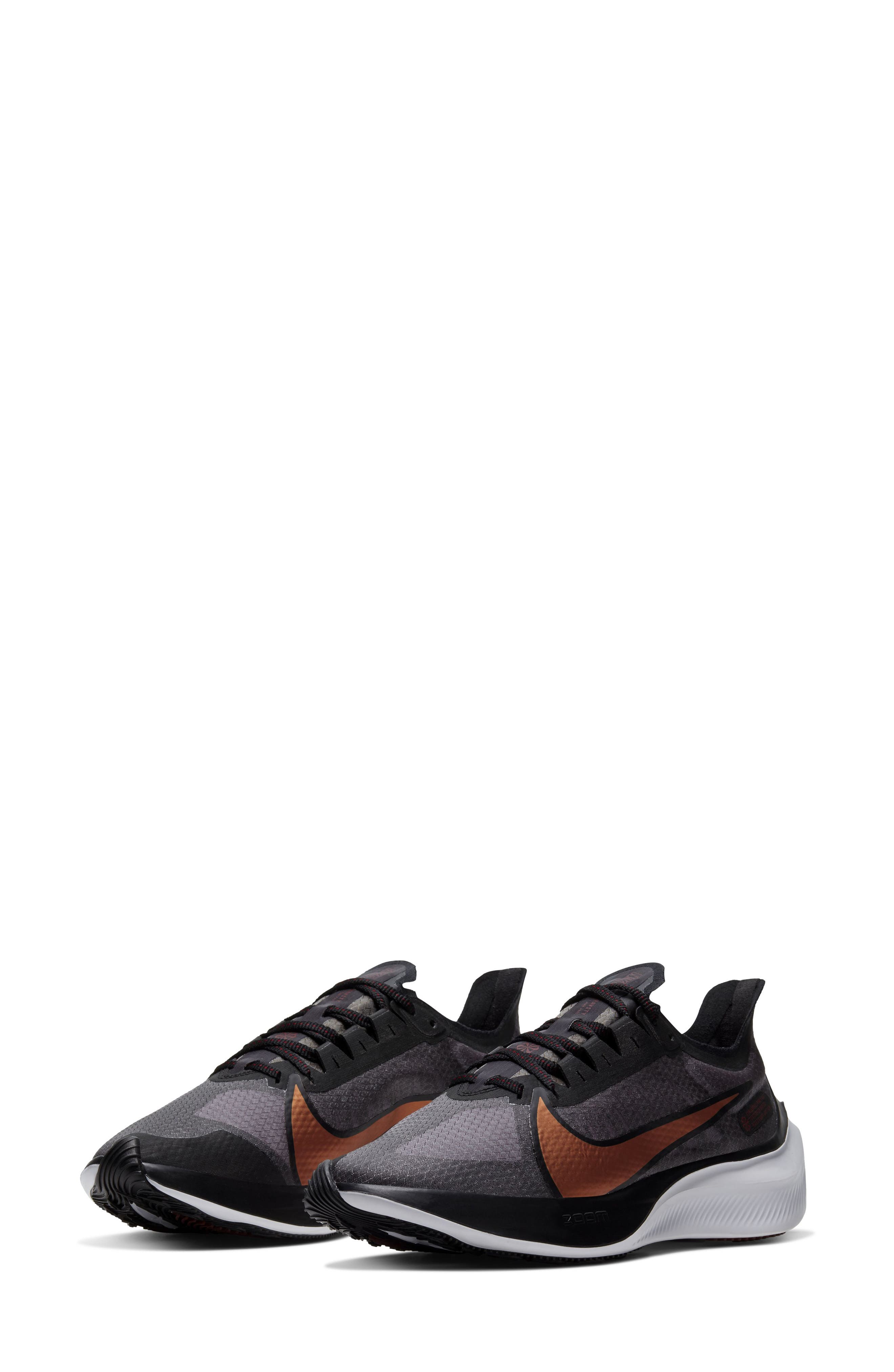 Zoom Gravity Running Shoe, Main, color, BLACK/ BURGUNDY/ RED/ COPPER