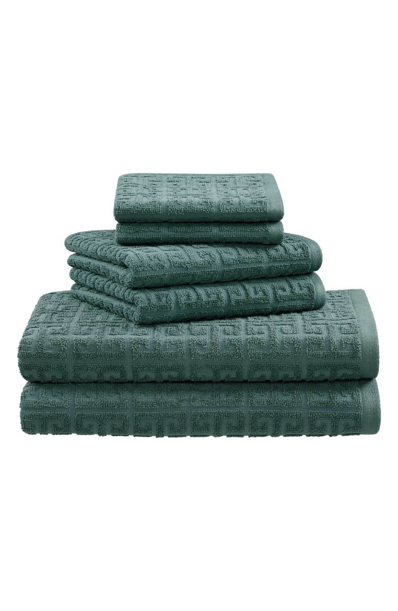 Martex Terra Towel 6-Piece Towel Set, Main, color, Slate