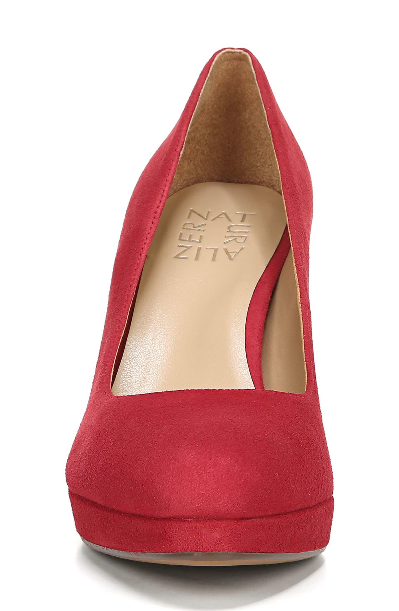 Teresa Platform Pump, Alternate, color, HOT SAUCE SUEDE