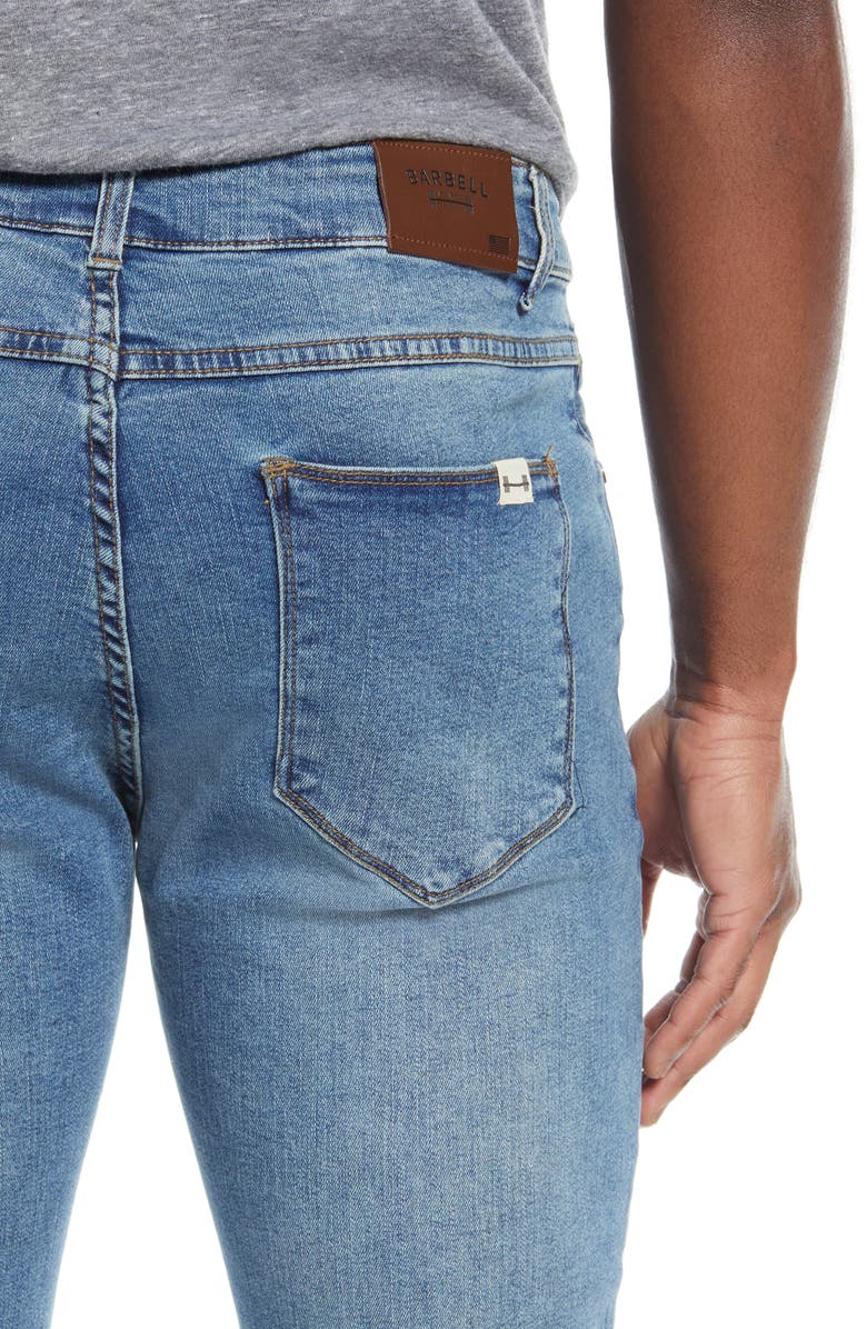 Barbell Apparel Slim Athletic Fit Jeans, Alternate, color,