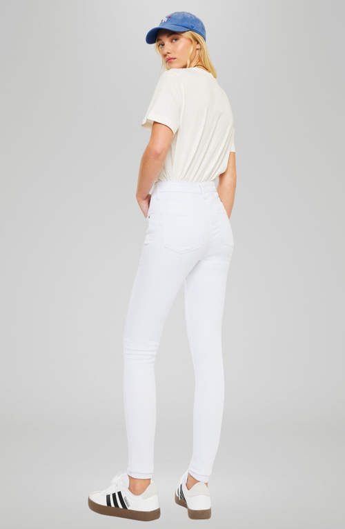 Kancan Misa Essentials High Rise Super Skinny Jeans In White