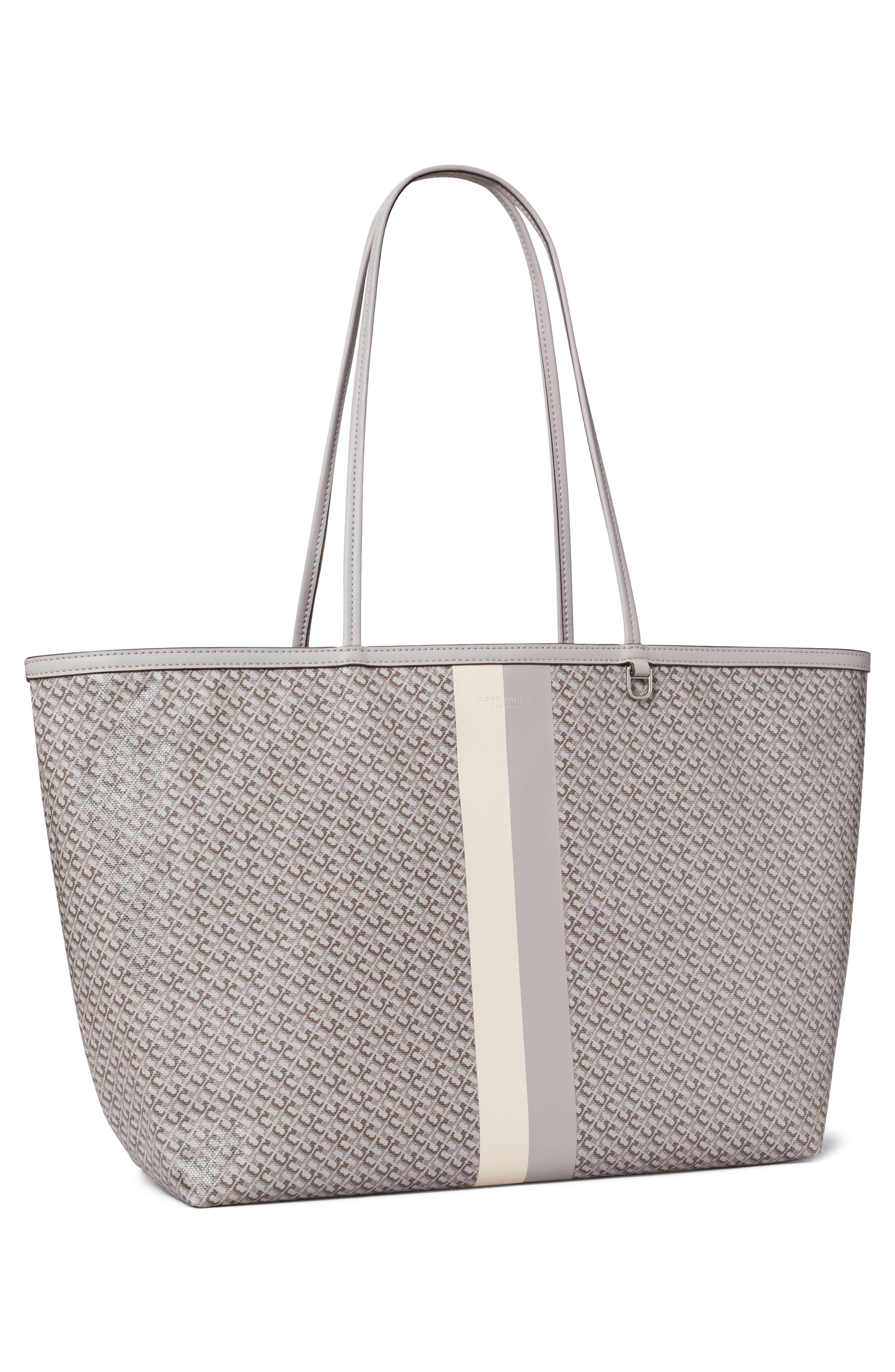 The Racer Tote, Alternate, color, FROST GRAY PRINTED