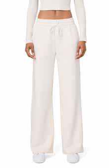 Florence by Mills Cozy Crush Forever Embroidered Wide Leg Sweatpants