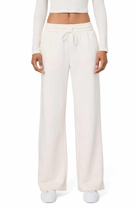 Florence by Mills Cozy Crush Forever Embroidered Wide Leg Sweatpants