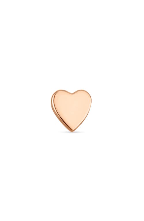Maria Tash Heart Single Stud Earring In Gold