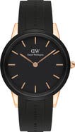 Daniel Wellington Iconic Motion Rubber Strap Watch, 40mm