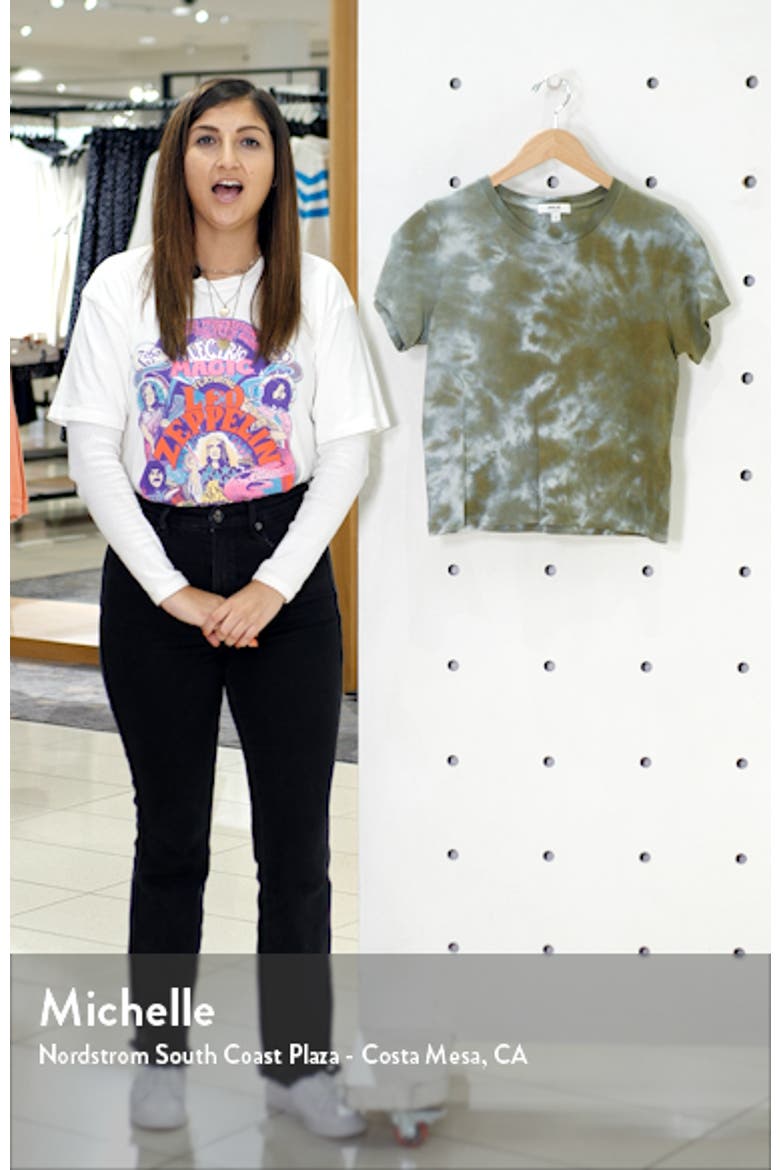 Linda Tie Dye Boxy Organic Cotton T-Shirt video