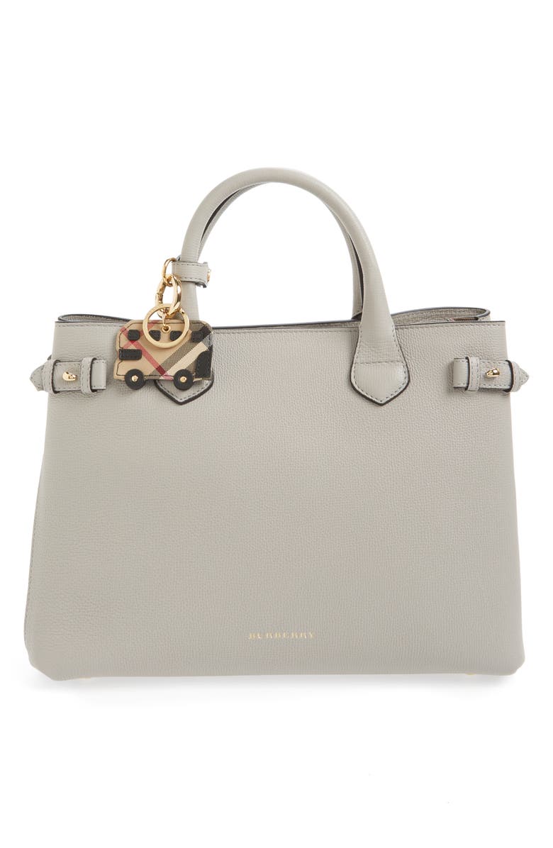 Burberry 'Horseferry Check' London Bus Bag Charm, Alternate, color, 