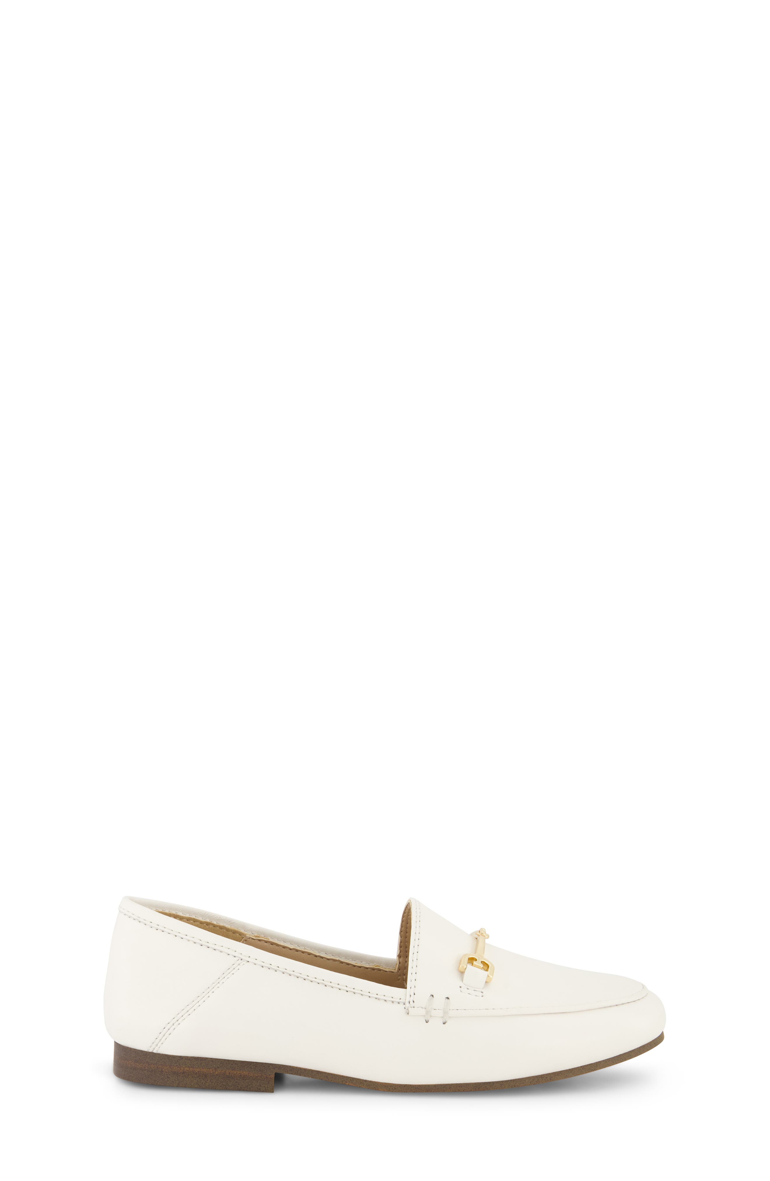 Kids' Leo Loraine Bit Loafer, Alternate, color, WHITE