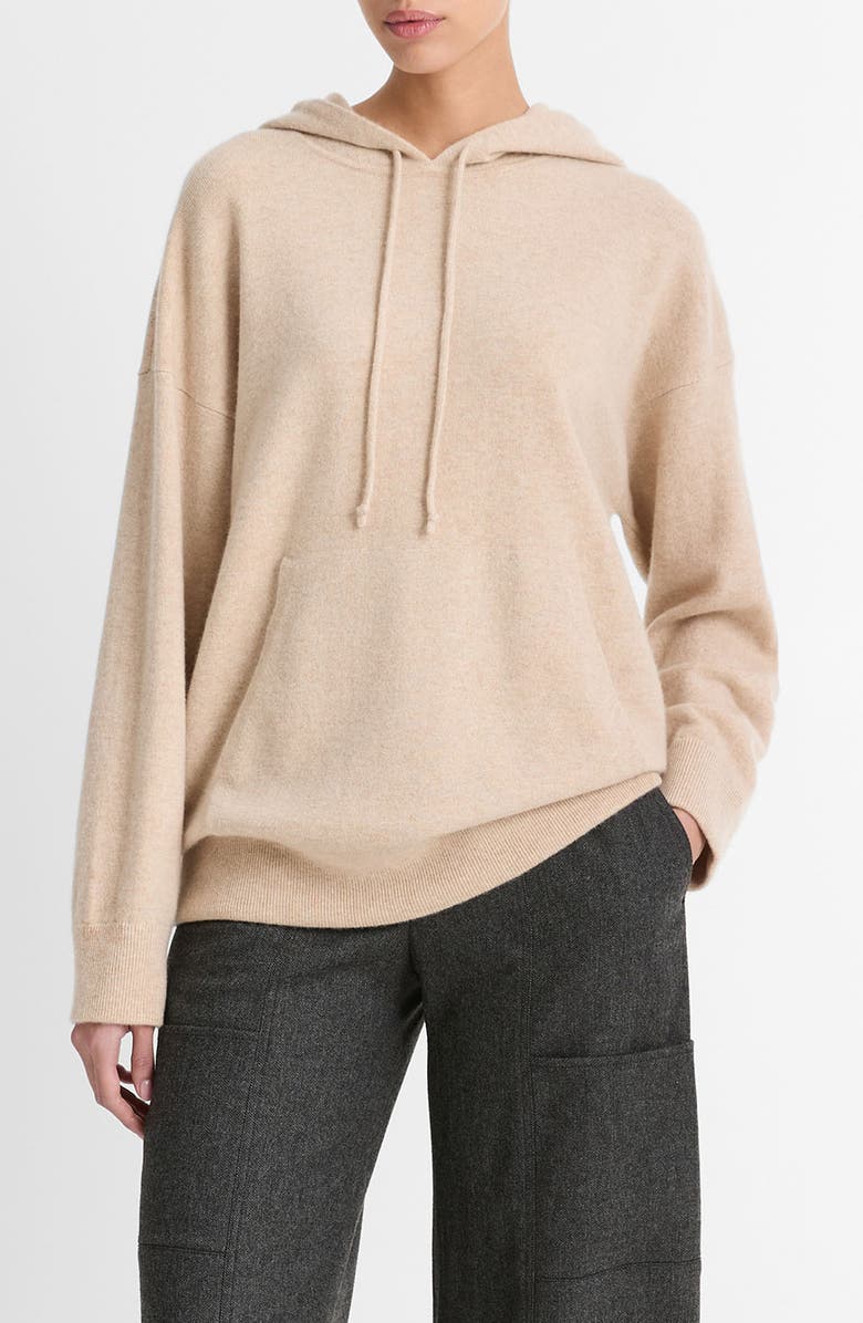 Vince Oversize Wool Blend Hoodie Sweater, Main, color,