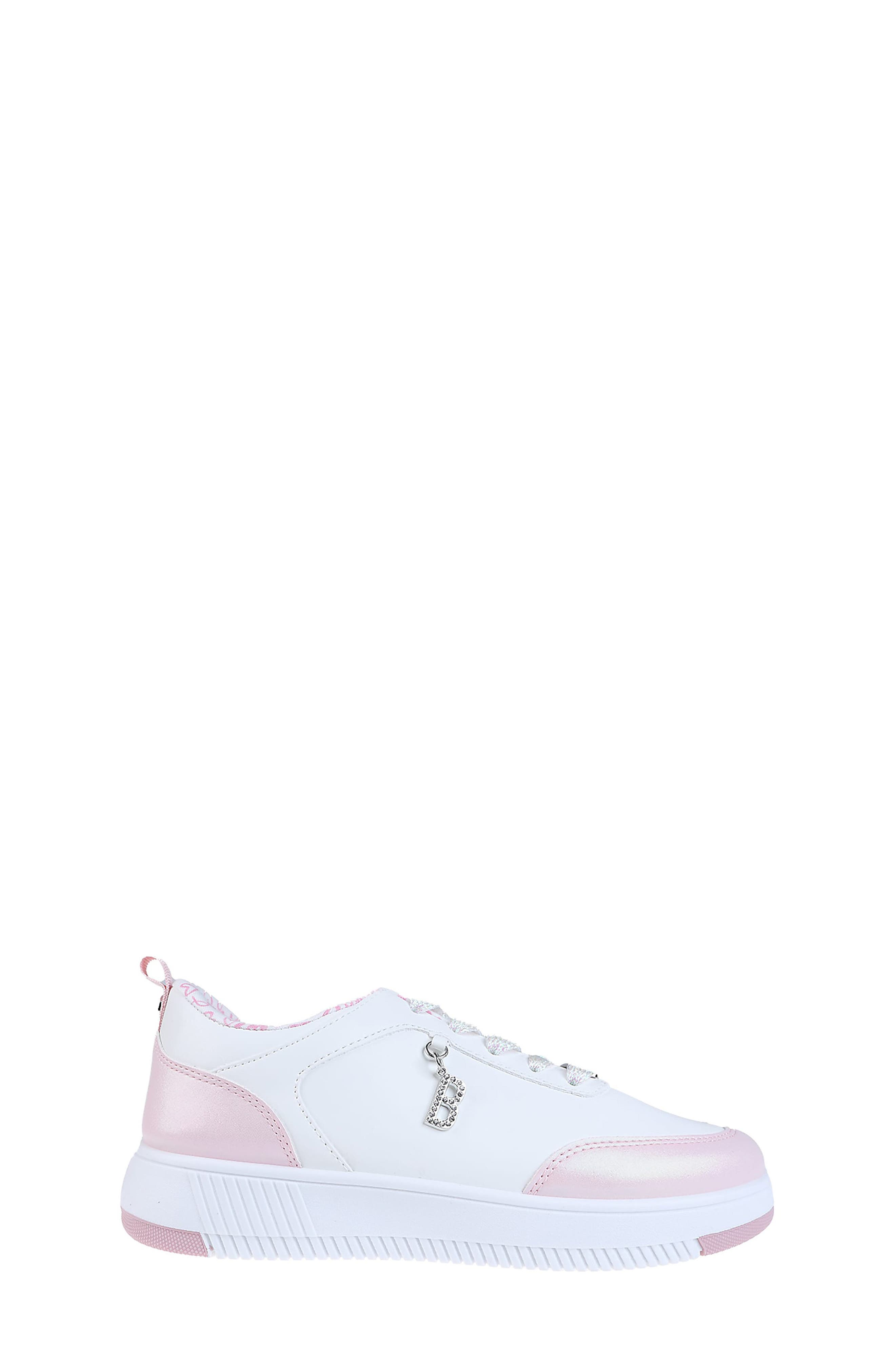 bebe Kids' Shimmer Court Sneaker | Nordstromrack