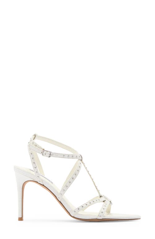 Steve Madden Amour Studded Sandal In White