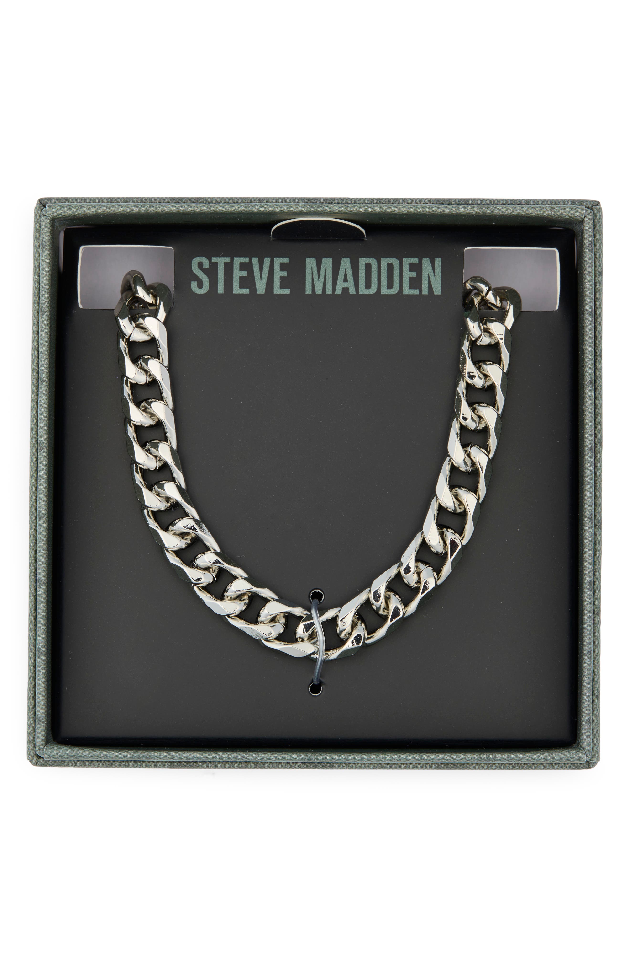 Steve Madden Curb Chain Necklace