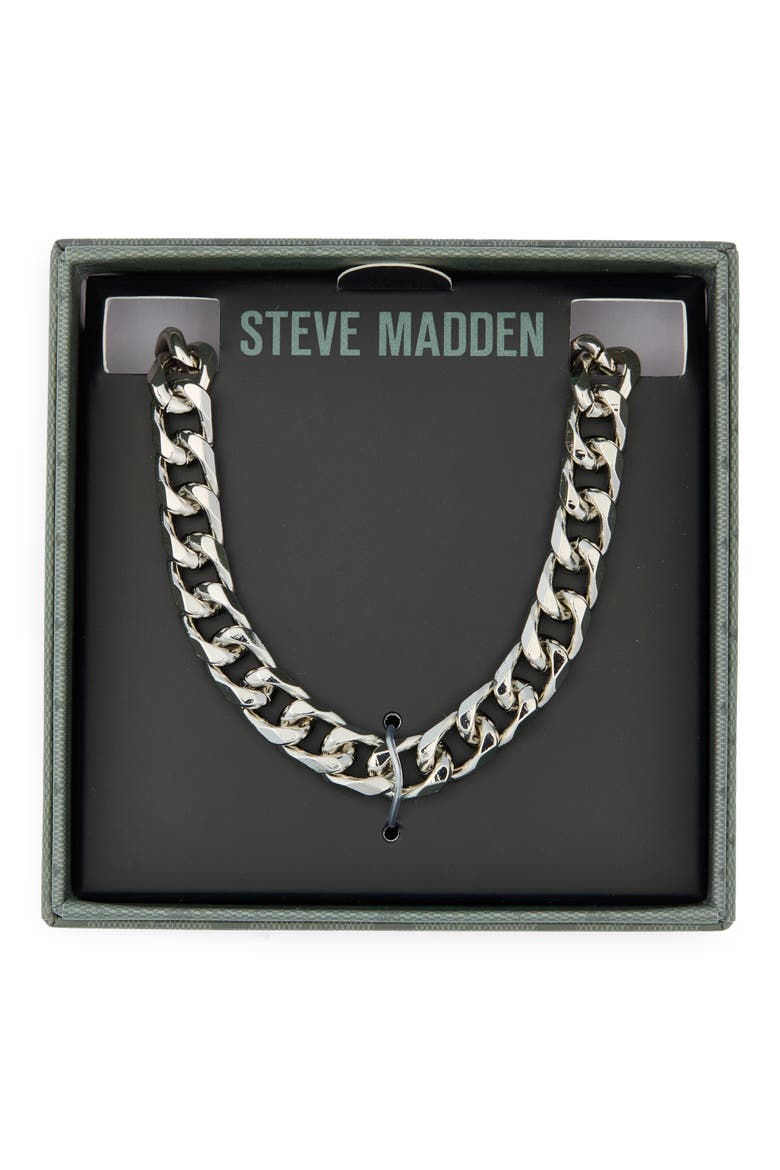 Curb Chain Necklace, Main, color, TWO-TONE