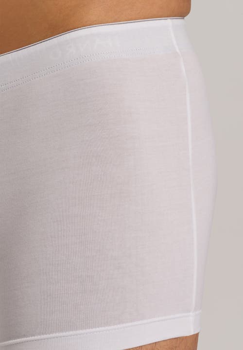 Hanro Cotton Superior Cotton Boxer Brief In White