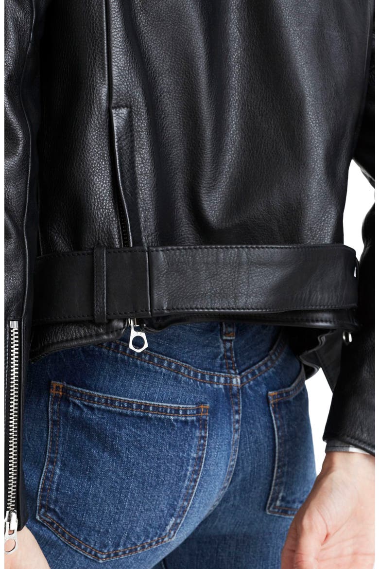 Ultimate Leather Jacket, Alternate, color, TRUE BLACK