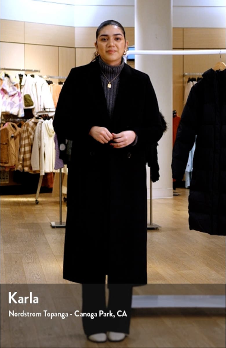 Easy Fit Wool Blend Coat, sales video thumbnail