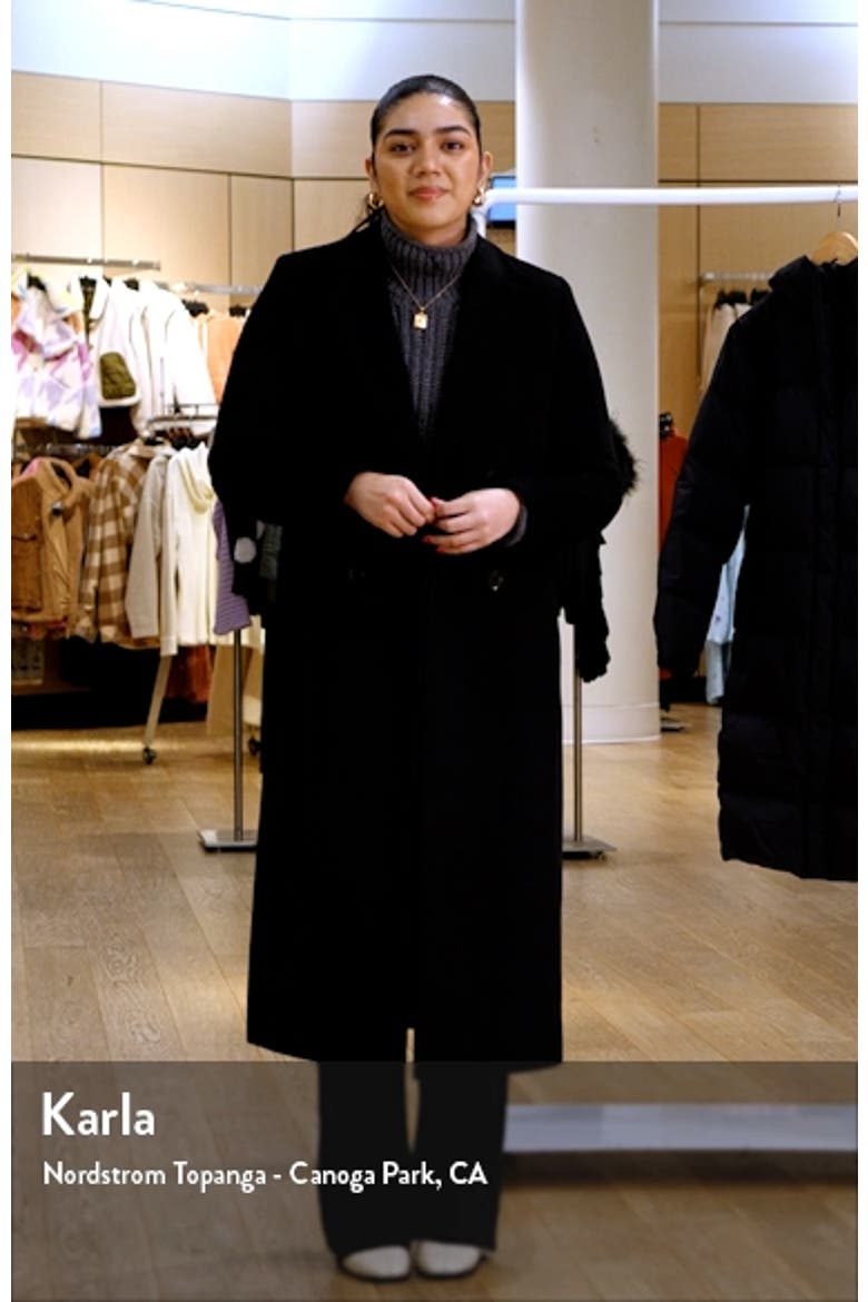 Easy Fit Wool Blend Coat video