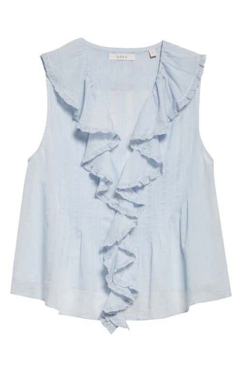 Doen Dôen Hilda Pintucked Sleeveless Organic Cotton Top