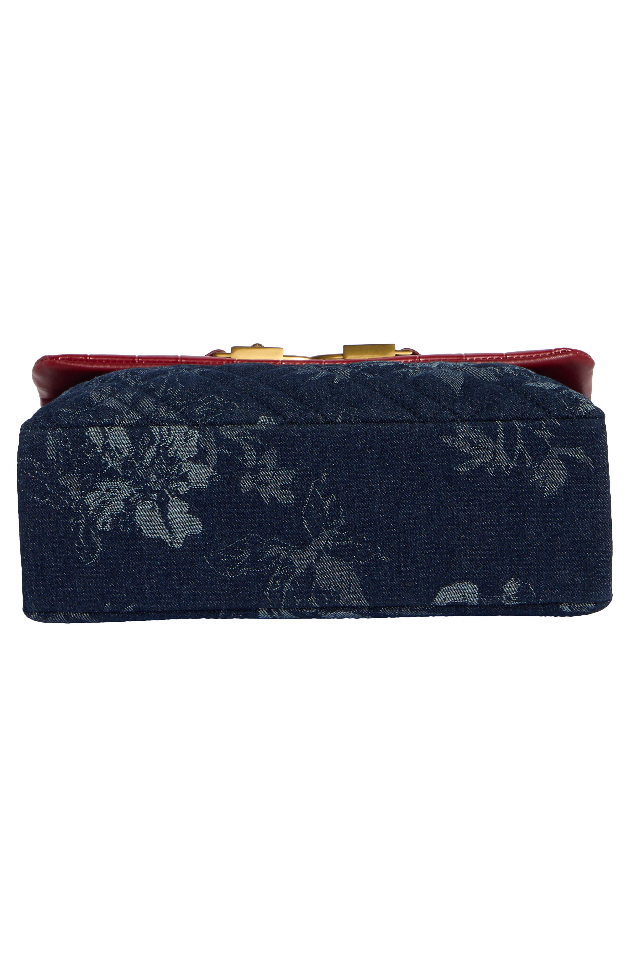 Kingsley Mixed Media Shoulder Bag, Alternate, color, OPEN RED