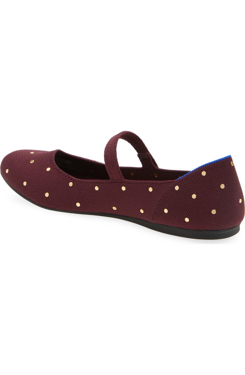 Rothy's The Square Mary Jane Flat, Alternate, color, Studded Syrah