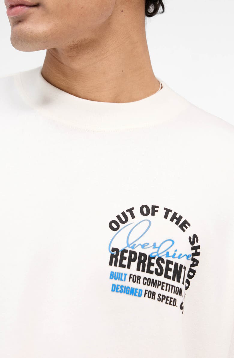 Represent Out of the Shadows Cotton Graphic T-Shirt, Alternate, color, Flat White