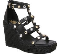 NINETY UNION Jewel Multi Strap Wedge Sandal