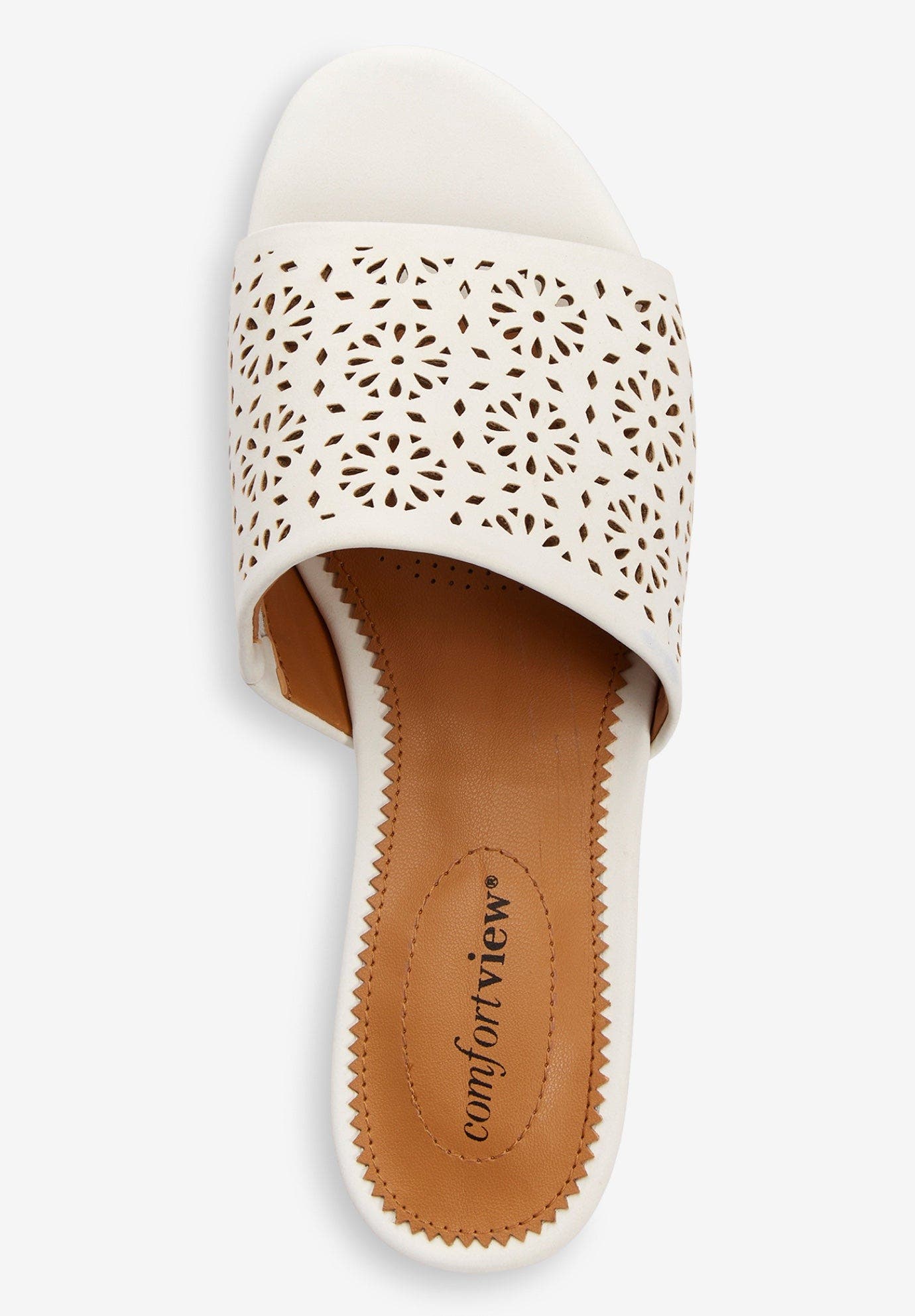 The Capri Slip On Mule, Alternate, color, WHITE