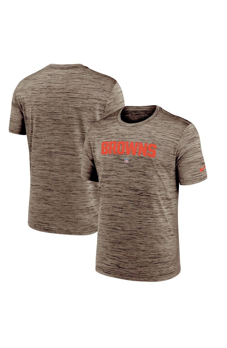 Nike Men's Nike Brown Cleveland Browns Velocity Performance T-Shirt, Main, color, Brown