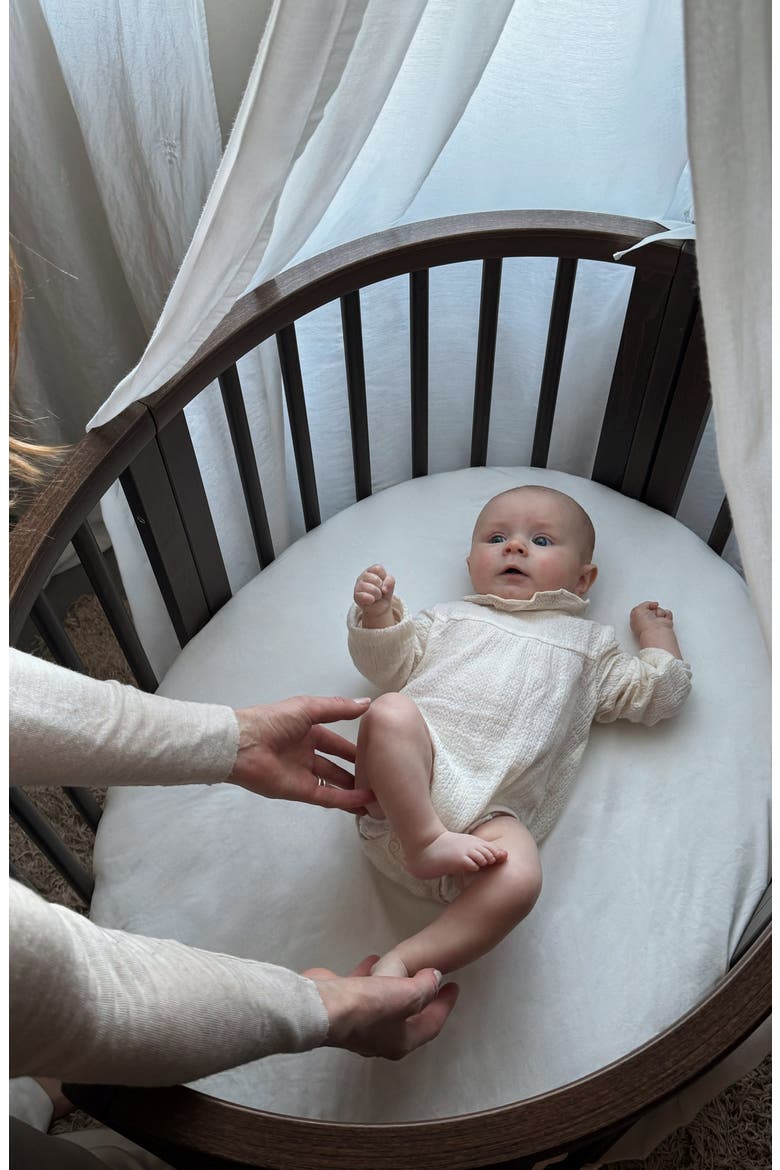 Sleepi™ V3 Mini Fitted Sheet, Alternate, color, WHITE