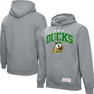 Mitchell & Ness Men's Mitchell & Ness  Heather Gray Oregon Ducks Classic Arch Pullover Hoodie