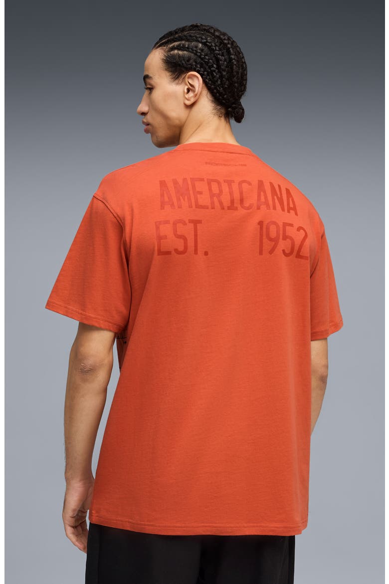 Porsche Legacy Lifestyle Cotton Graphic T-Shirt, Alternate, color, AMARENA