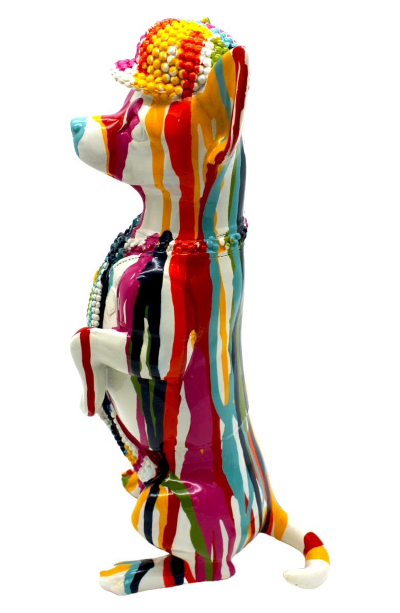 INTERIOR ILLUSIONS Graffiti Standing Chihuahua Statue, Alternate, color, Multi-Color