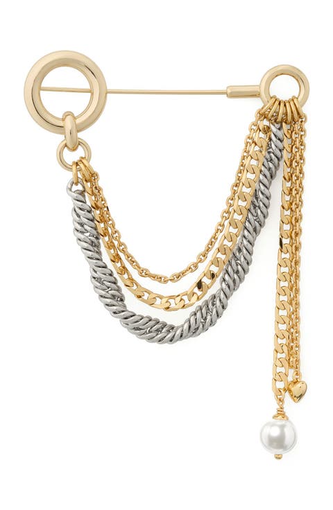 chain reaction brooch