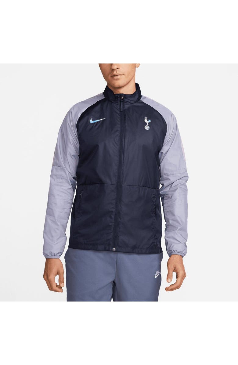 Nike Men's Nike Navy Tottenham Hotspur Academy AWF Raglan Full-Zip Jacket, Main, color, Navy