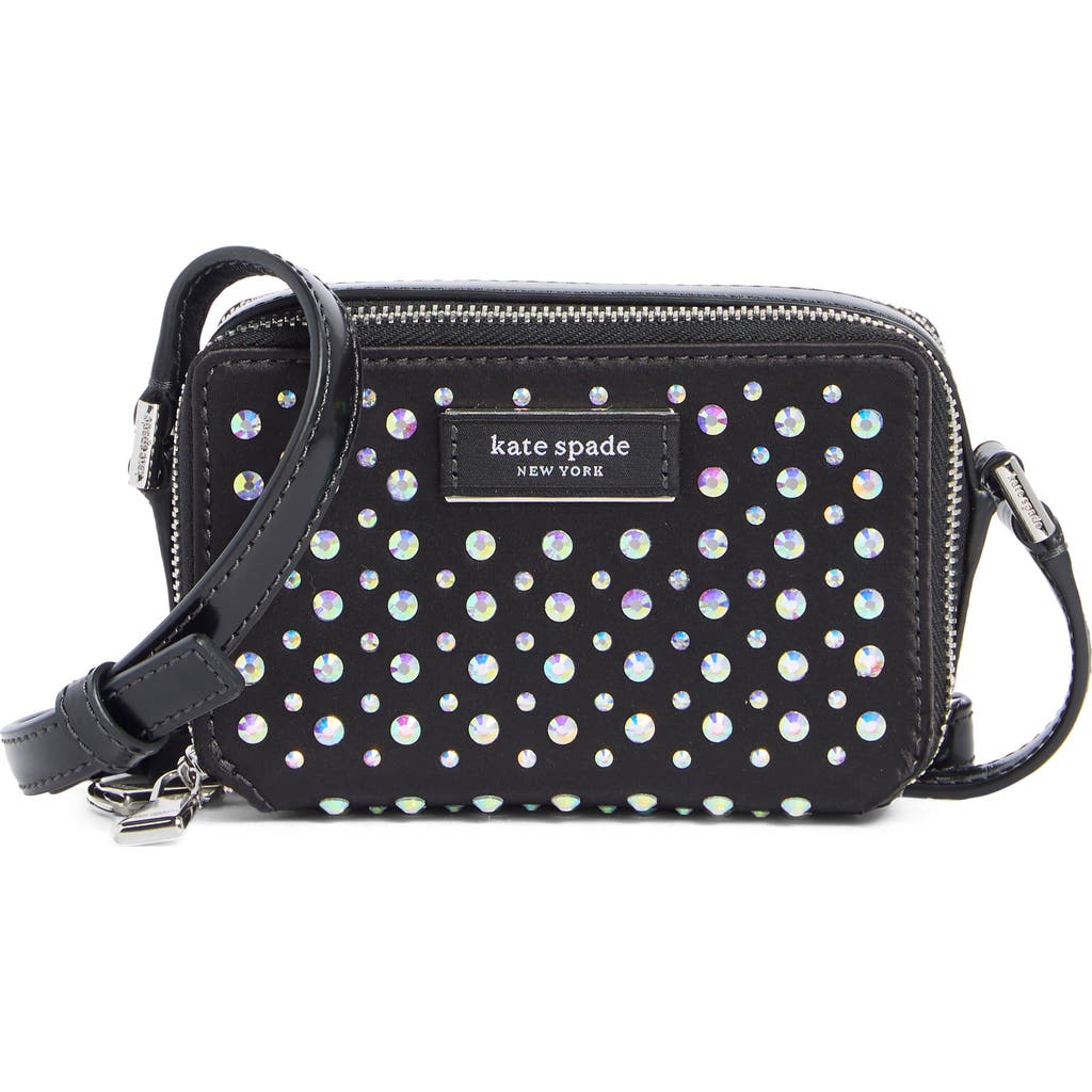 Kate Spade New York Zip Micro Crossbody Bag In Black